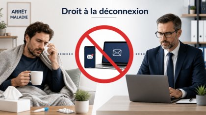 Arrêt maladie : la connexion spontanée du salarié ne suffit pas à engager la responsabilité de l’employeur